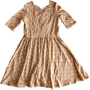 Dot Smile Girls 8 10 Light Purple Blush‎ Yellow Ballerina Twirl Dress NWT